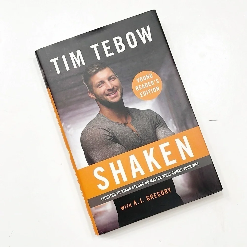 Shaken by Tim Tebow hardback book